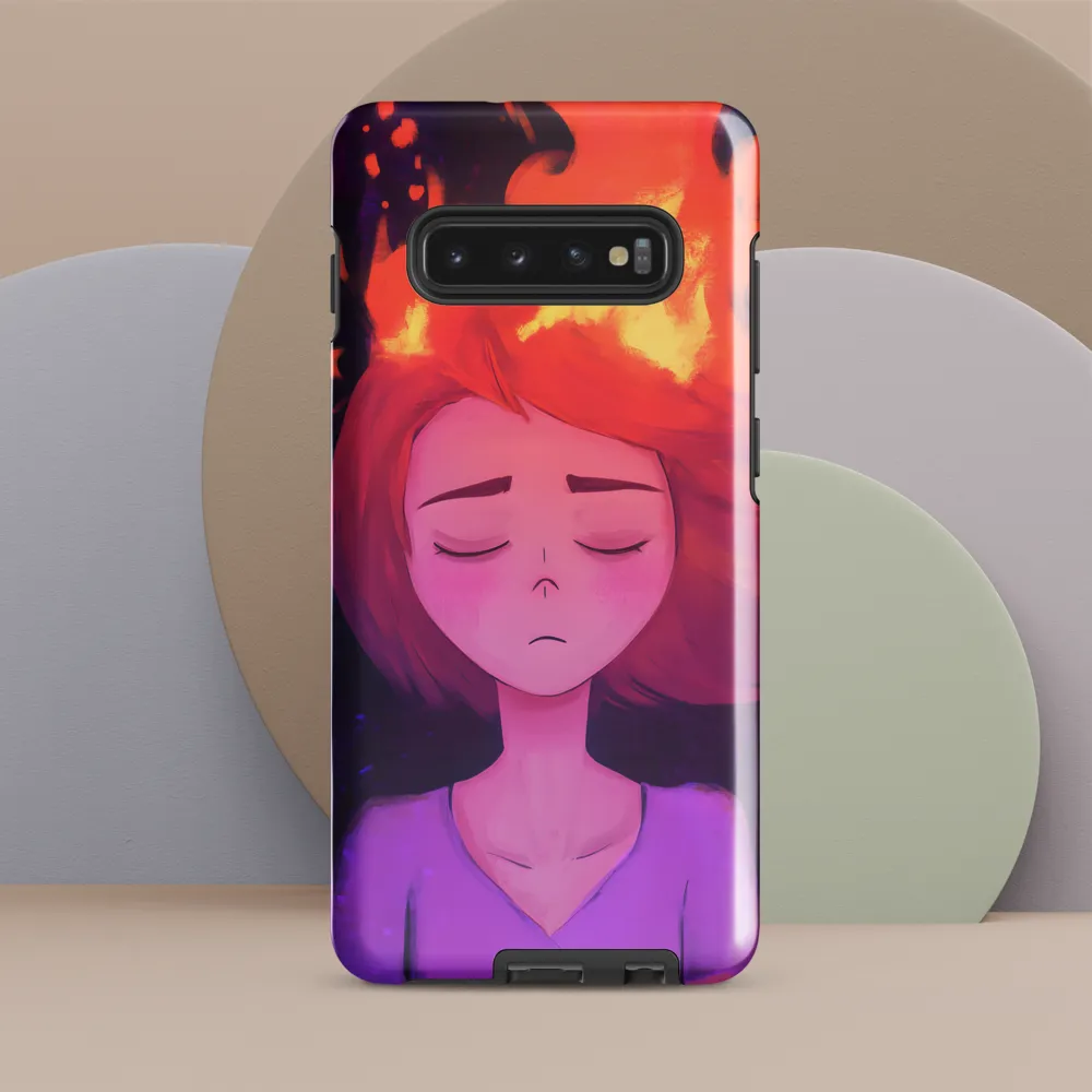 Flames of Introspection | Phone Case |  S10 Plus | Tough Case | Glossy