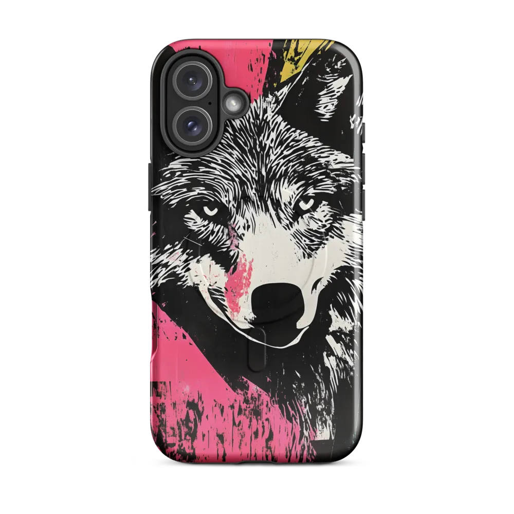 Intense Gaze of the Wolf