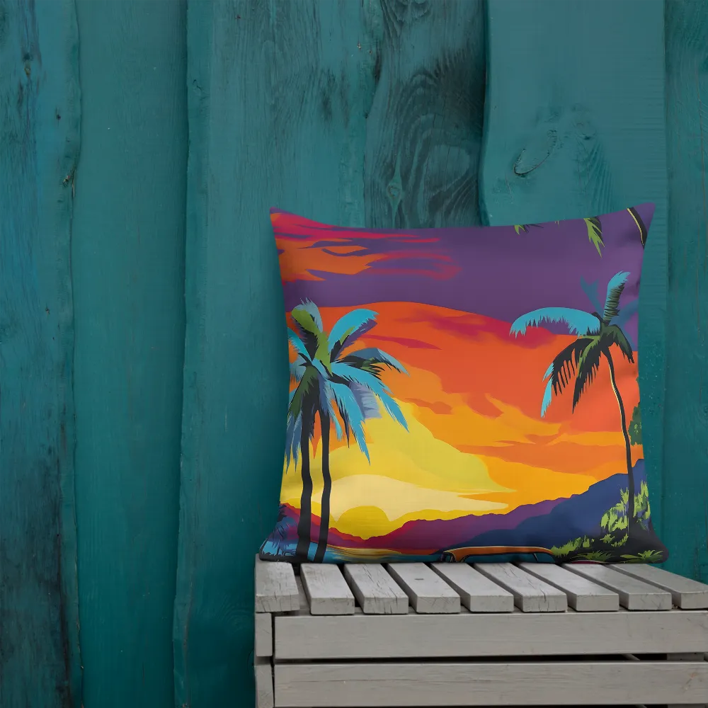 Sunset Drive | Pillow | 22″×22″