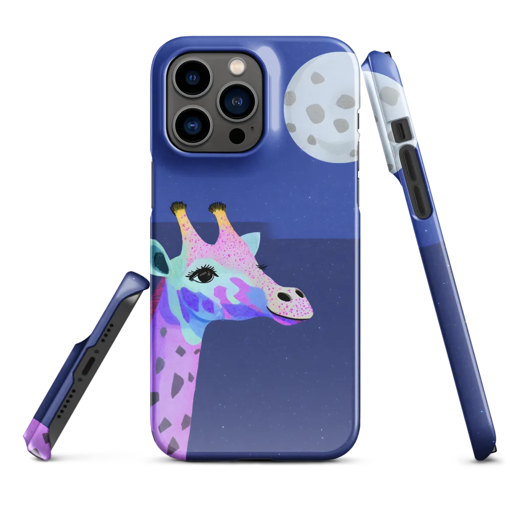 Whimsical Giraffe Under the Stars