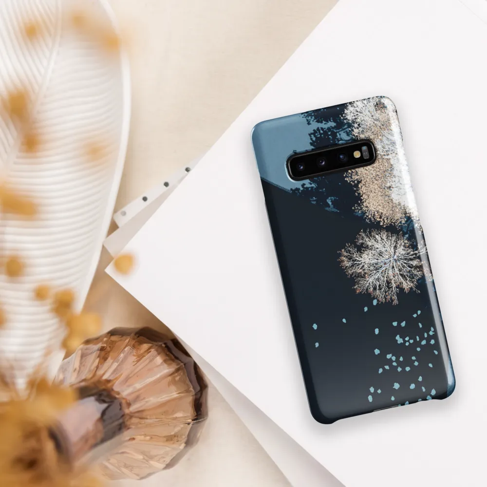 Tranquil Transitions: An Aerial Study of Nature | Phone Case |  S10 Plus | Snap Case | Glossy