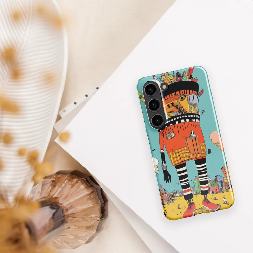 Urban Fantasia: A Whimsical Encounter | Phone Case |  S23 | Snap Case | Glossy