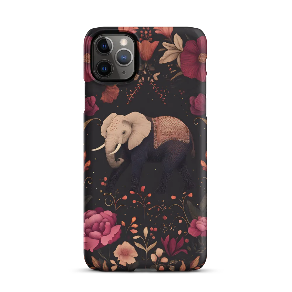 Whispers of the Wild: Elephants and Blooms