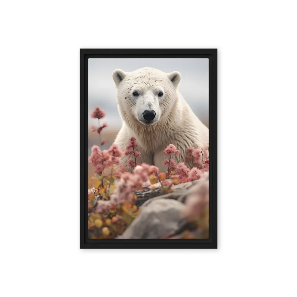 Curiosity Among Blooms: The Polar Bear