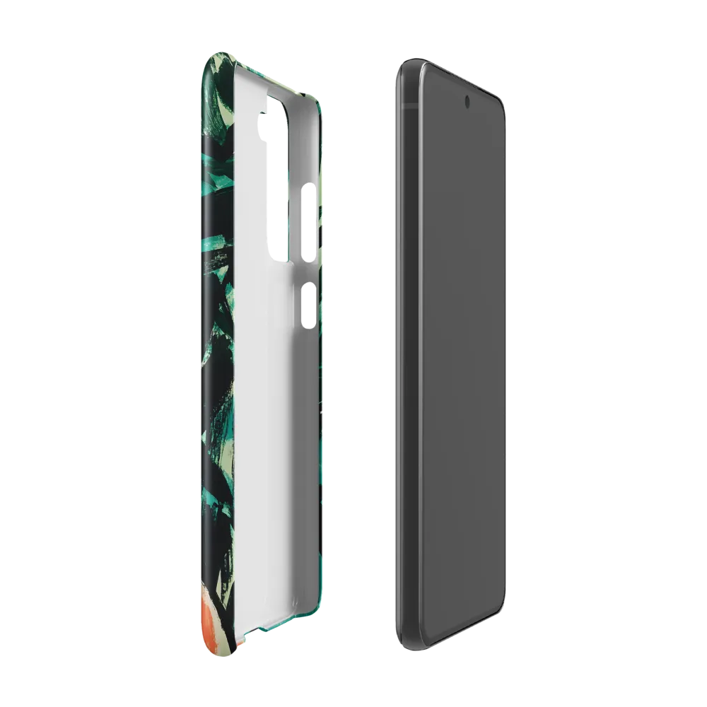 Curious Giraffe in Lush Greenery | Phone Case |  S21 FE | Snap Case | Glossy