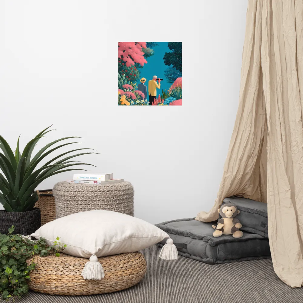 Pondside Observation 
 Poster | 18″x 18″