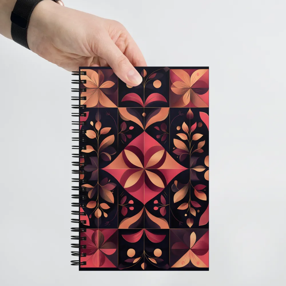 Elegance in Bloom | Spiral Notebook