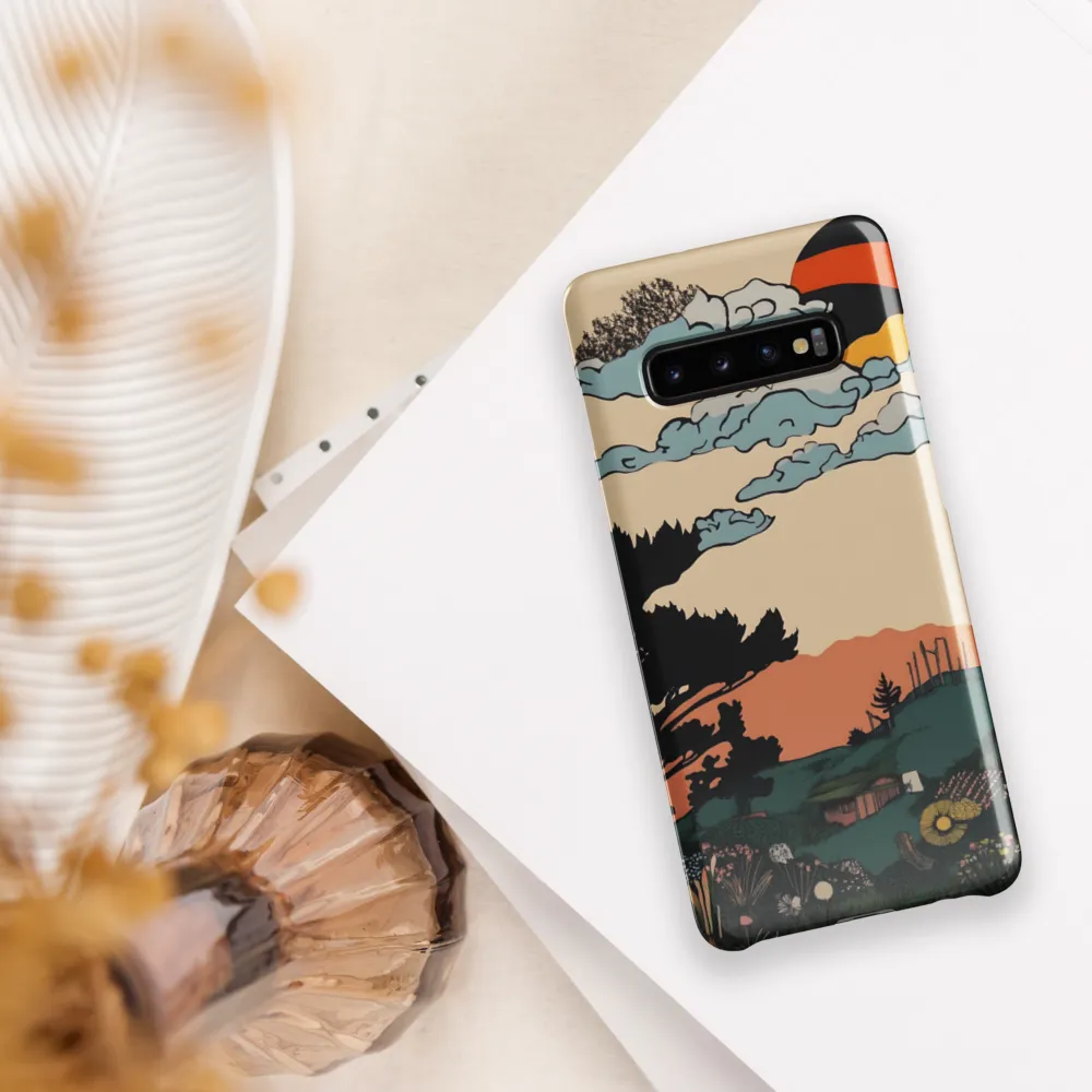 Elysian Sunset | Phone Case |  S10 Plus | Snap Case | Glossy