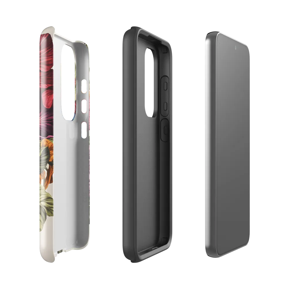 Floral Symphony in Color | Phone Case |  S23 | Tough Case | Glossy