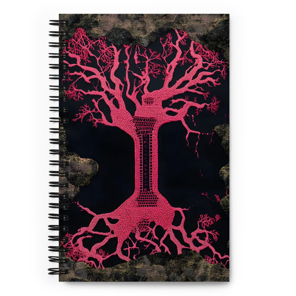 Rooted in Contrast | Spiral Notebook