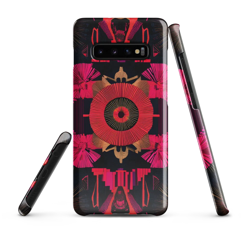 Dynamic Geometric Symphony | Phone Case |  S10 Plus | Snap Case | Glossy