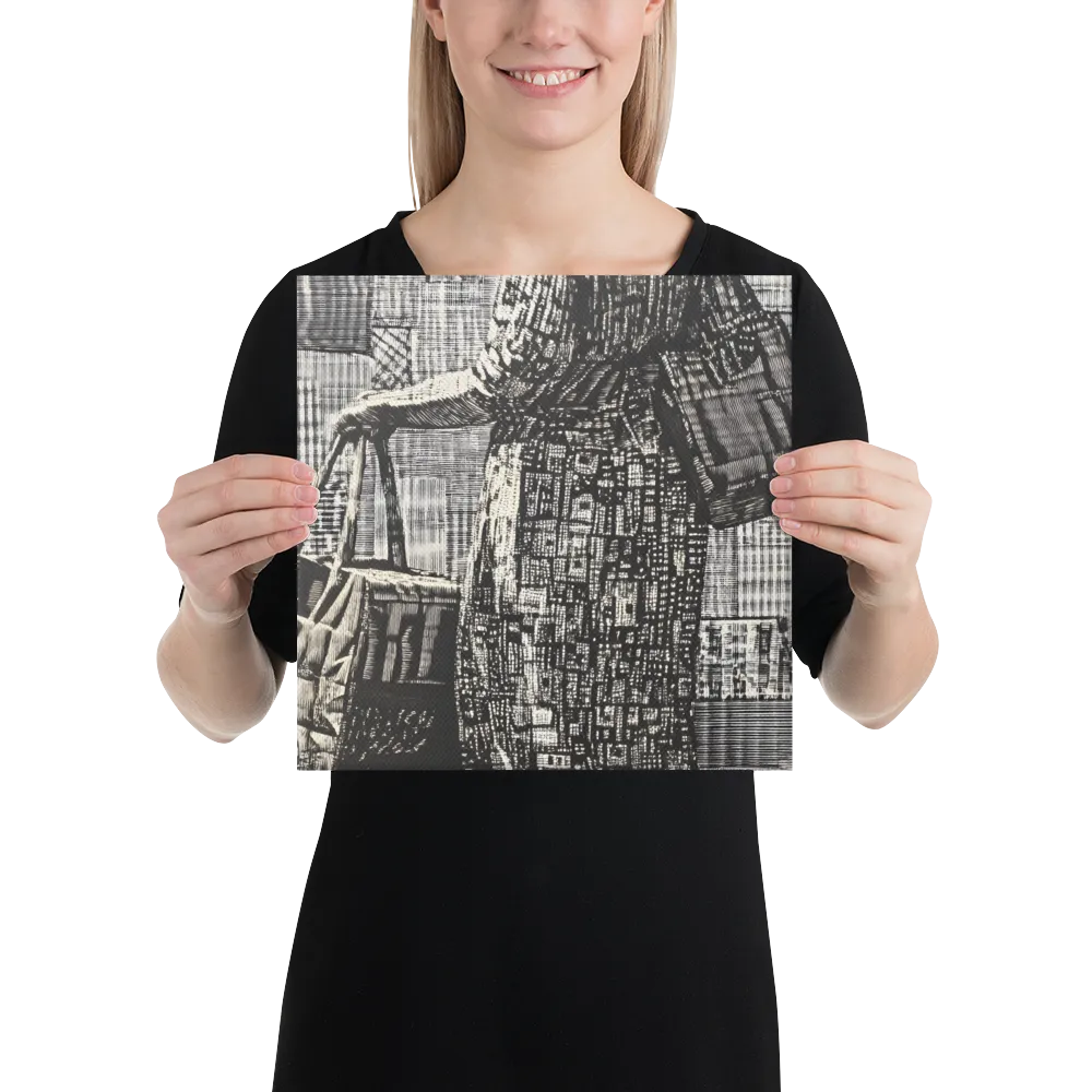 Urban Reflections: A Shopping Narrative | Canvas | 12″×12″