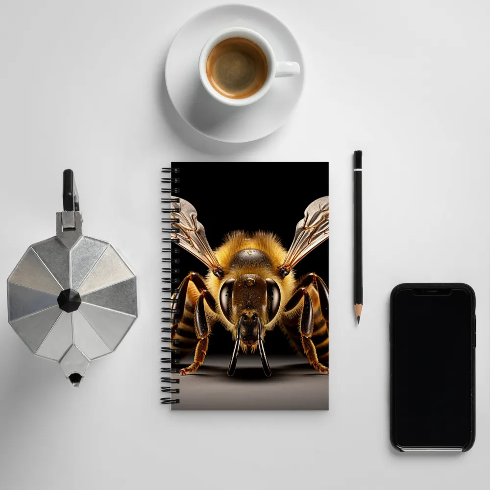 The Majesty of the Honeybee | Spiral Notebook