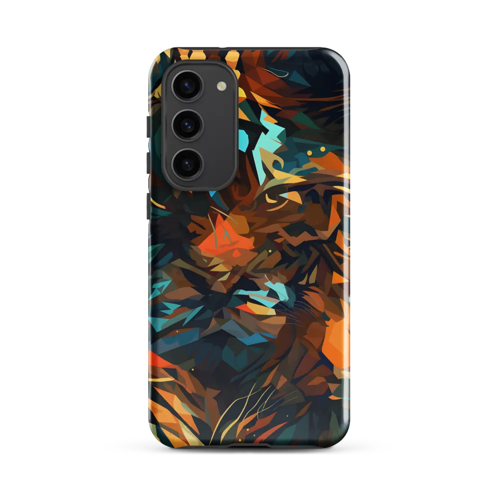 Wild Symphony: Abstract Tigers | Phone Case |  S23 Plus | Tough Case | Glossy