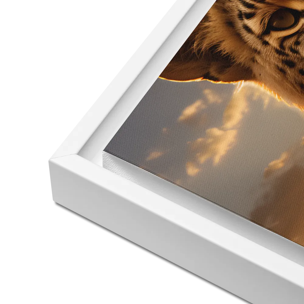 Regal Presence: The Leopard at Sunset