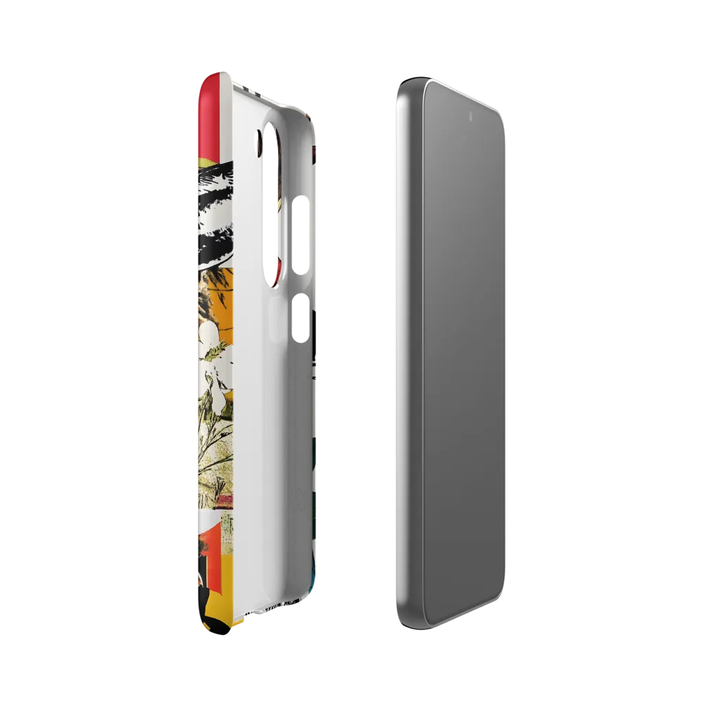 Vibrant Harmony: The Deer in Nature | Phone Case |  S23 | Snap Case | Matte