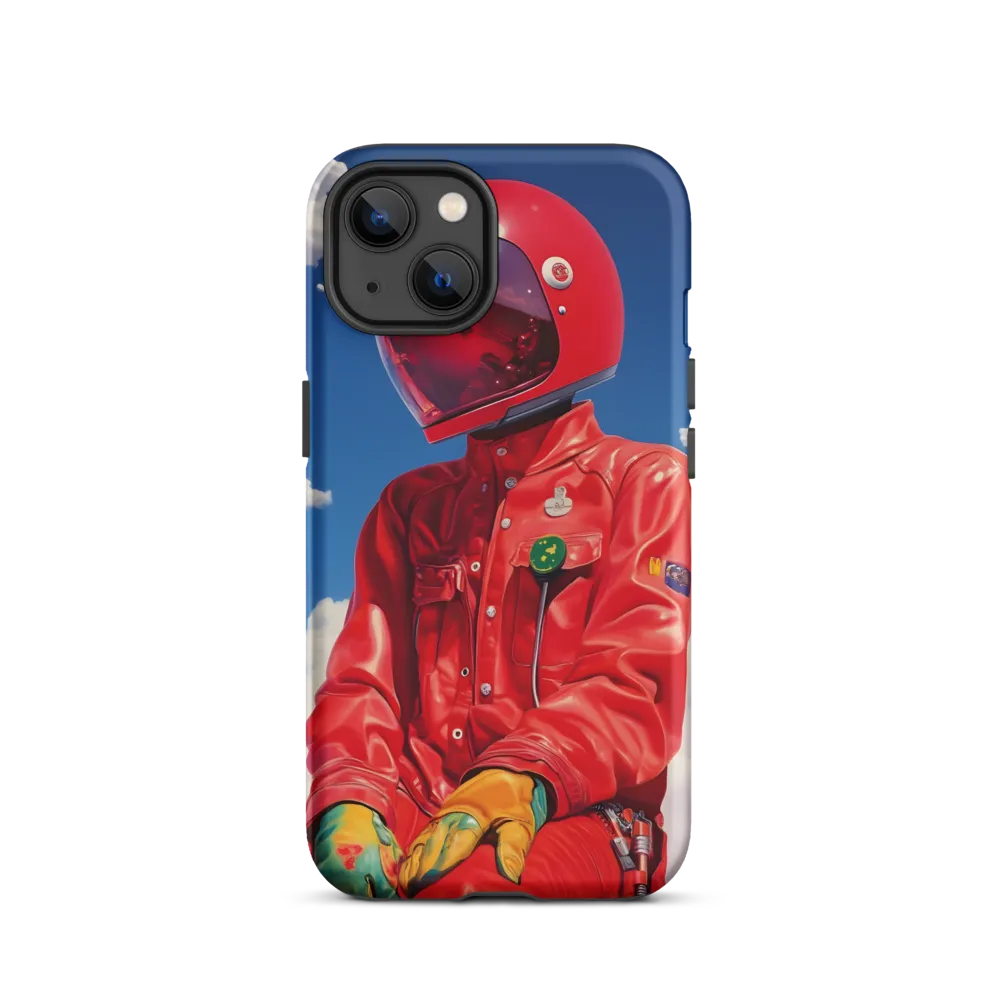 Astronaut in Crimson