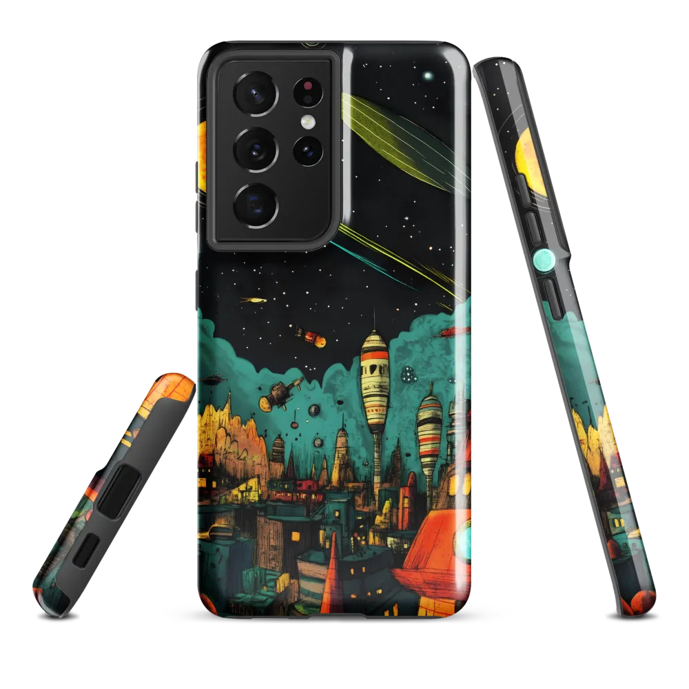 Galactic Cityscape: A Journey Through Imagination