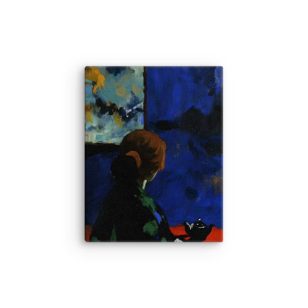 Contemplation Under the Night Sky | Thin Canvas | 11″×14″