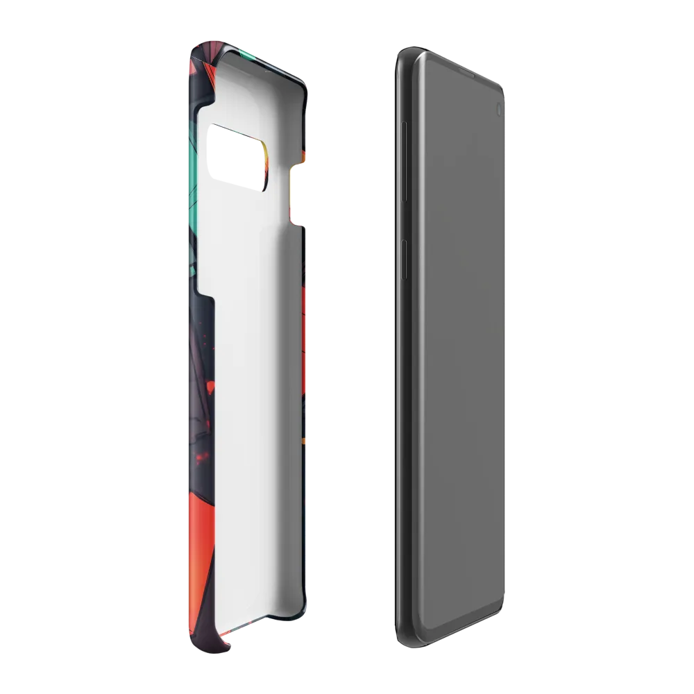 Luminous Geometry: An Abstract Exploration | Phone Case |  S10 Plus | Snap Case | Glossy