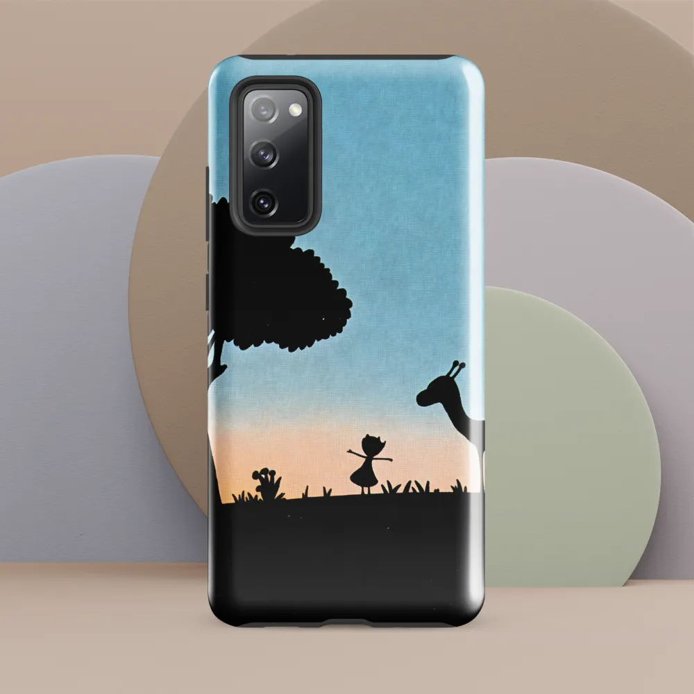 Curiosity in the Silhouette | Phone Case |  S20 FE | Tough Case | Glossy