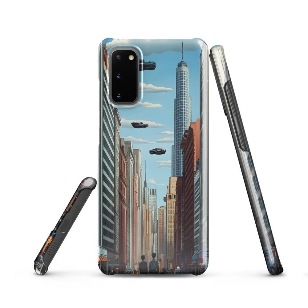 Futuristic Stroll through the Urban Skyline