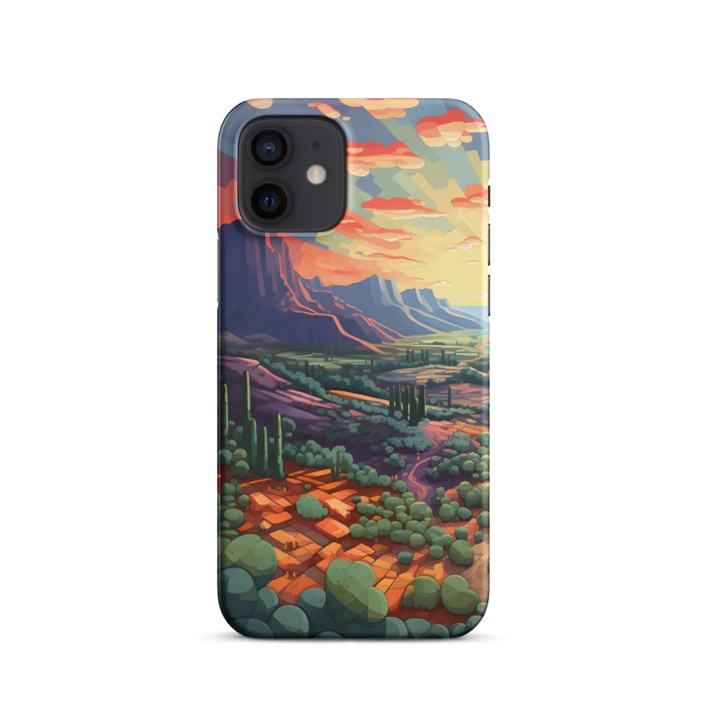 Desert Serenity at Dusk | Phone Case |  12 | Snap Case | Matte