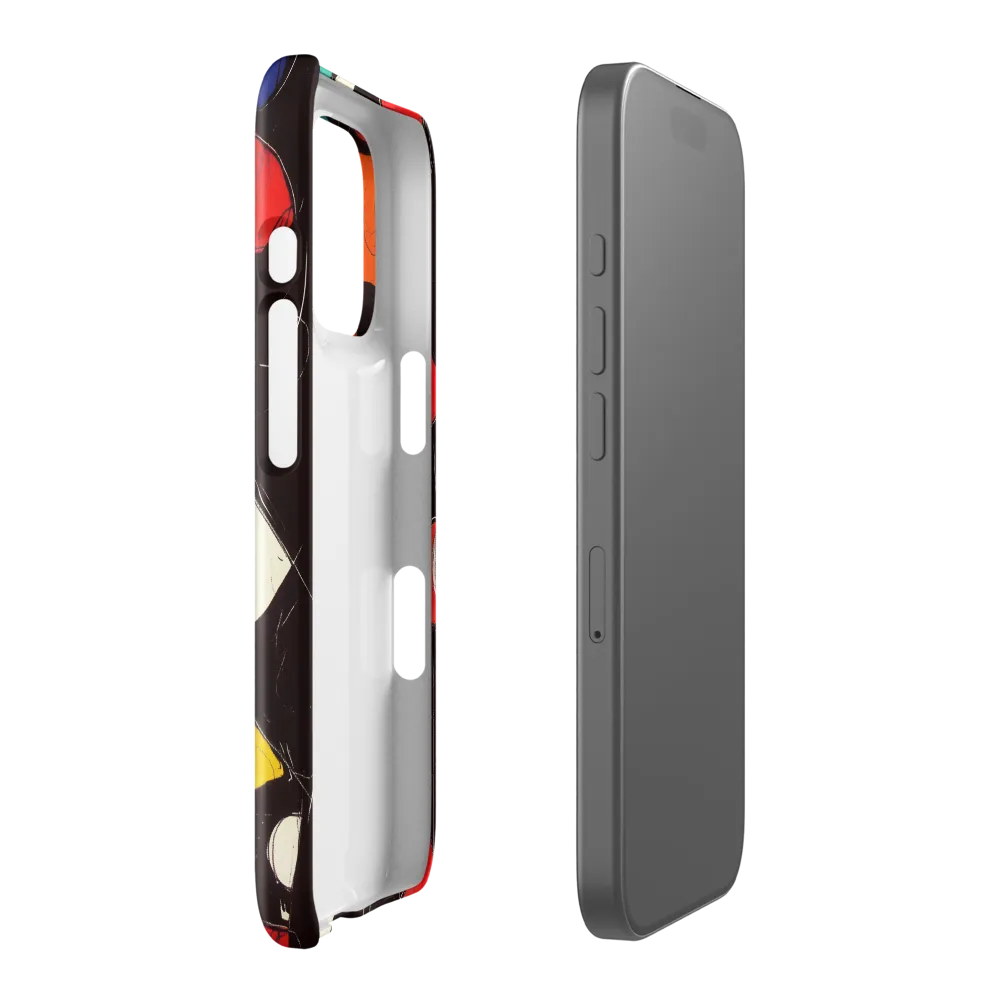Vibrant Geometric Symphony | Phone Case |  16 Pro | Snap Case | Glossy