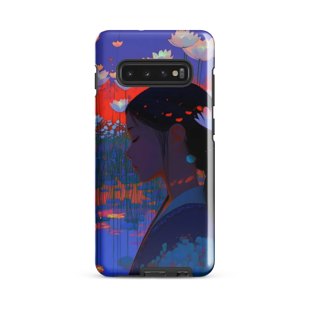 Serenity In Bloom | Phone Case |  S10 Plus | Tough Case | Glossy