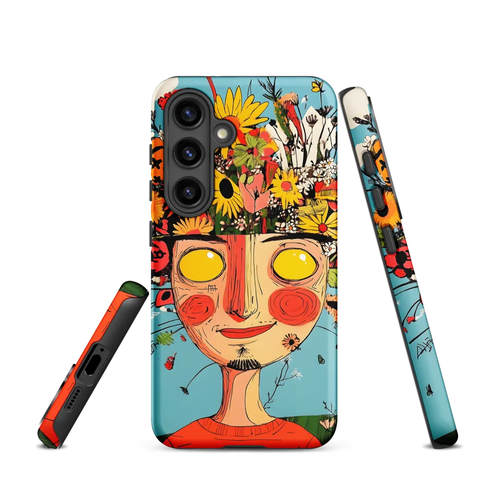 Whimsical Bloom | Phone Case |  S24 | Tough Case | Matte