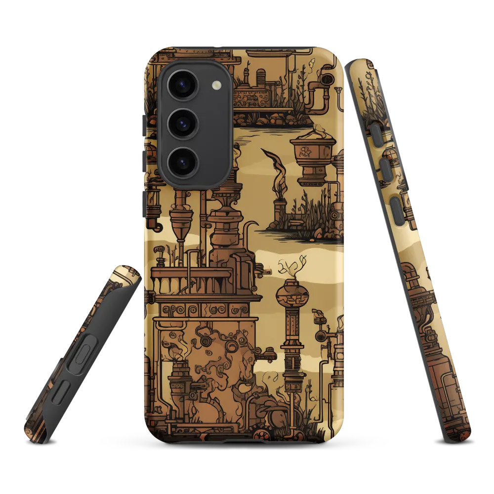 Whimsical Industrial Landscape