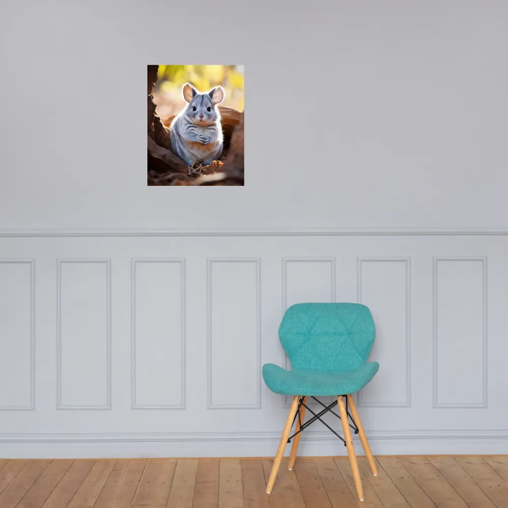 Gentle Whispers of Nature: The Chinchilla | Poster | 16″×20″