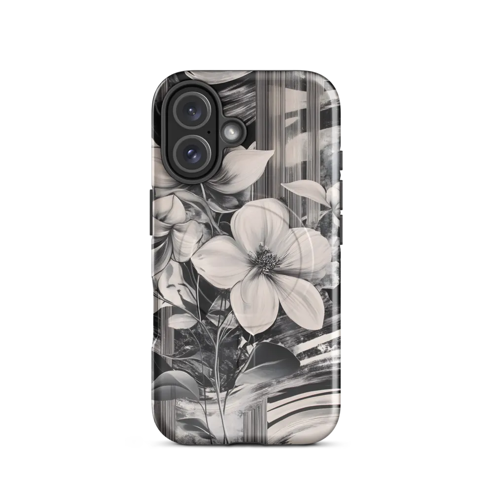 Ethereal Bloom: A Dance of Monochromes