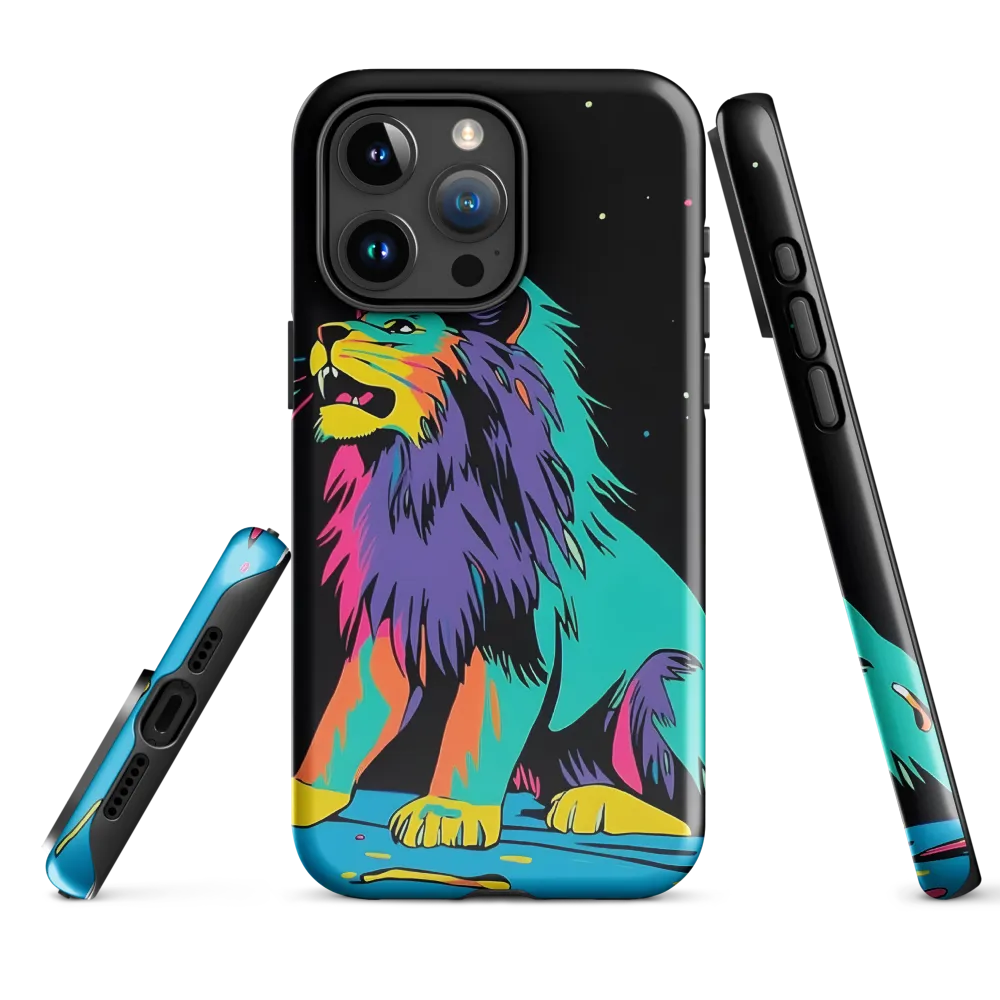 Roaring Colors: The Neon Lion