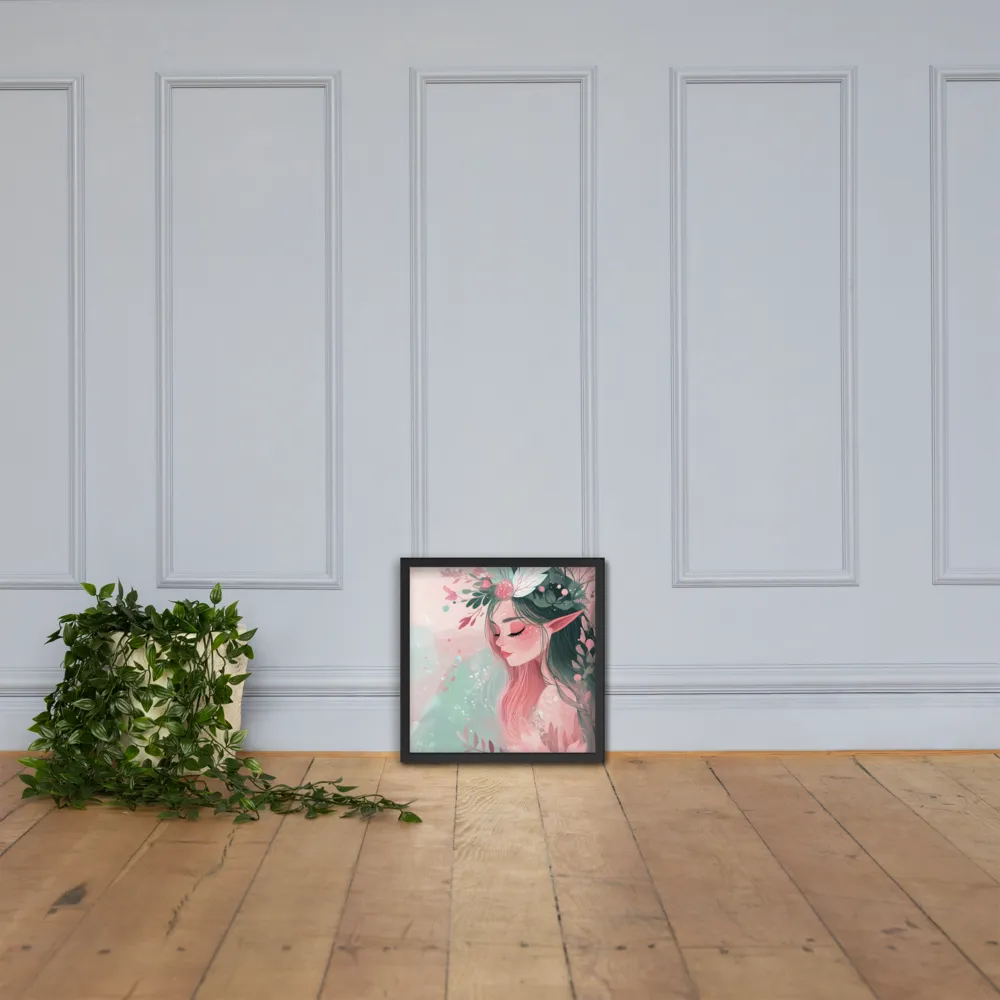 Whispers of Nature | Poster with Black Frame | 16″×16″