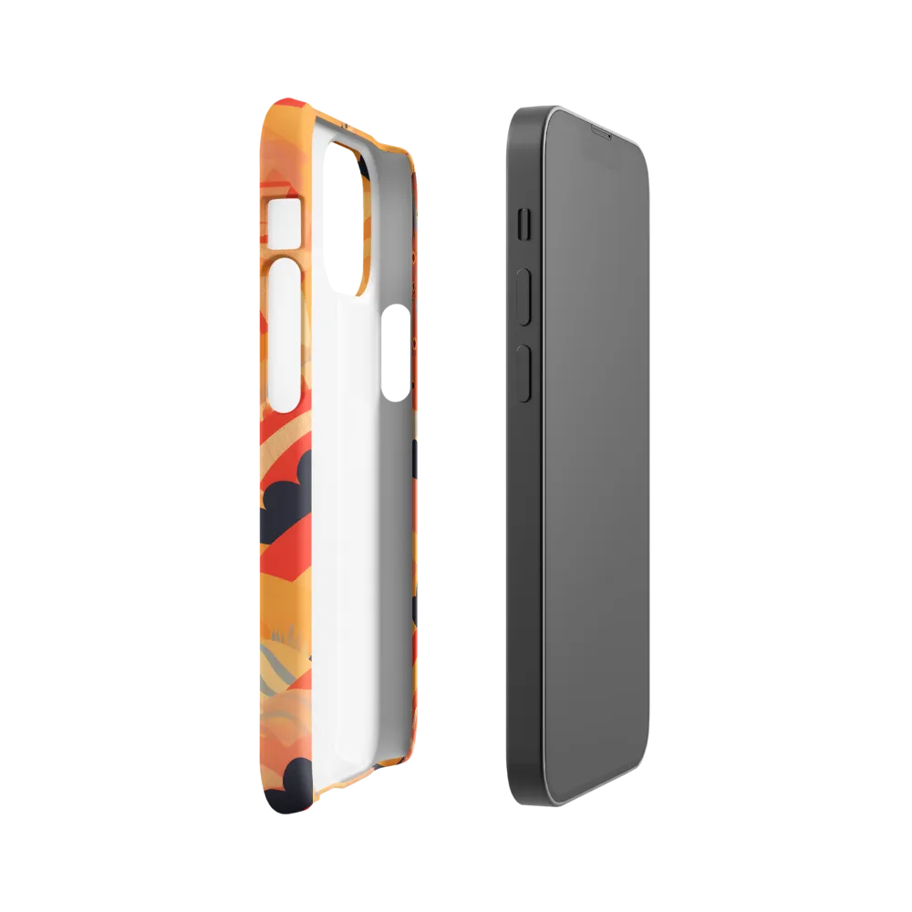 Whispers of the Abstract Horizon | Phone Case |  13 Mini | Snap Case | Matte