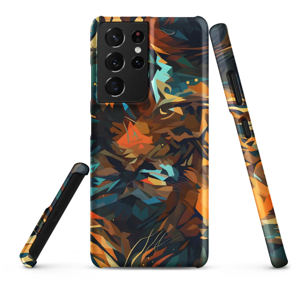 Wild Symphony: Abstract Tigers | Phone Case |  S21 Ultra | Snap Case | Matte