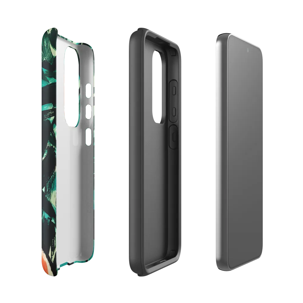 Curious Giraffe in Lush Greenery | Phone Case |  S23 | Tough Case | Matte