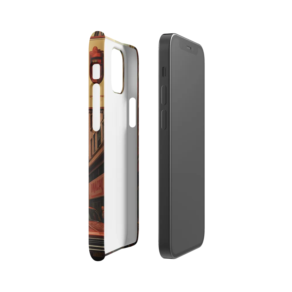 Nostalgic Cityscape: Reflections of a Forgotten Era | Phone Case |  12 Mini | Snap Case | Matte