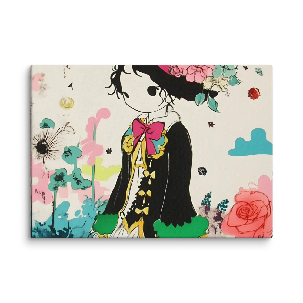Whimsical Garden Reverie | Canvas | 20″×28″