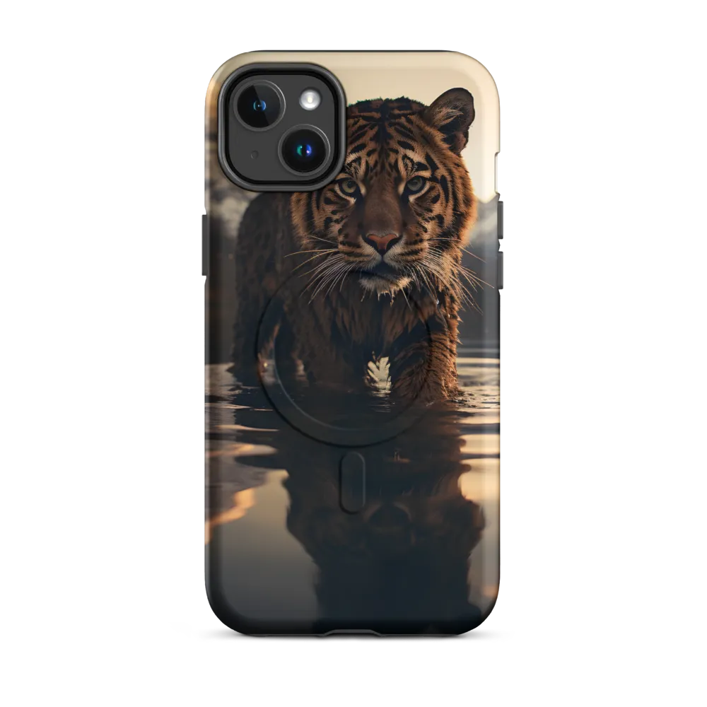 Majestic Reflection: The Tiger's Domain