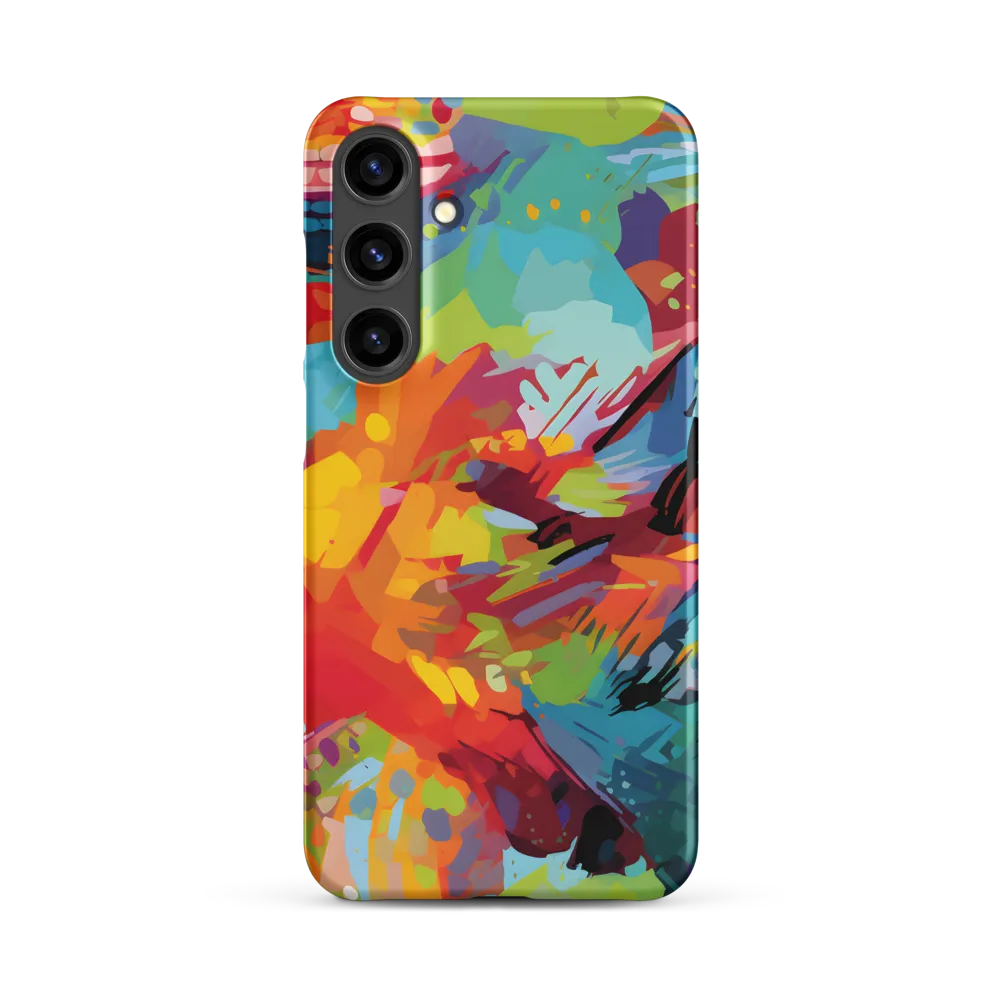 Colorful Lizard: An Abstract Adventure | Phone Case |  S24 Plus | Snap Case | Matte
