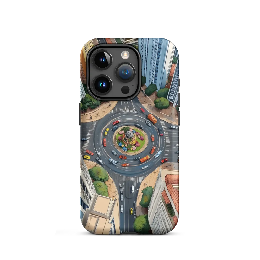 Urban Symphony: Aerial Vision of City Life