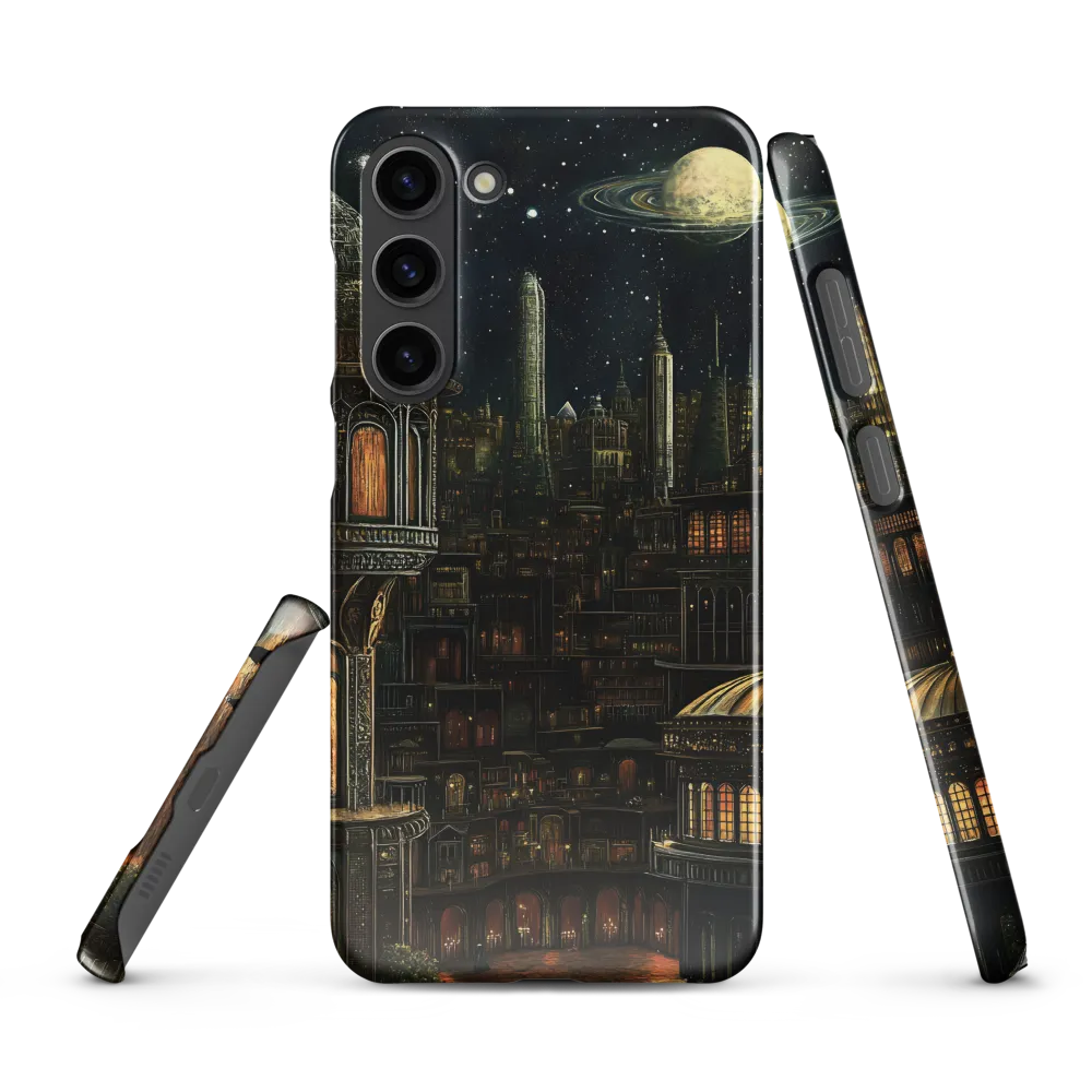 Celestial Enigma: A Surreal Cityscape