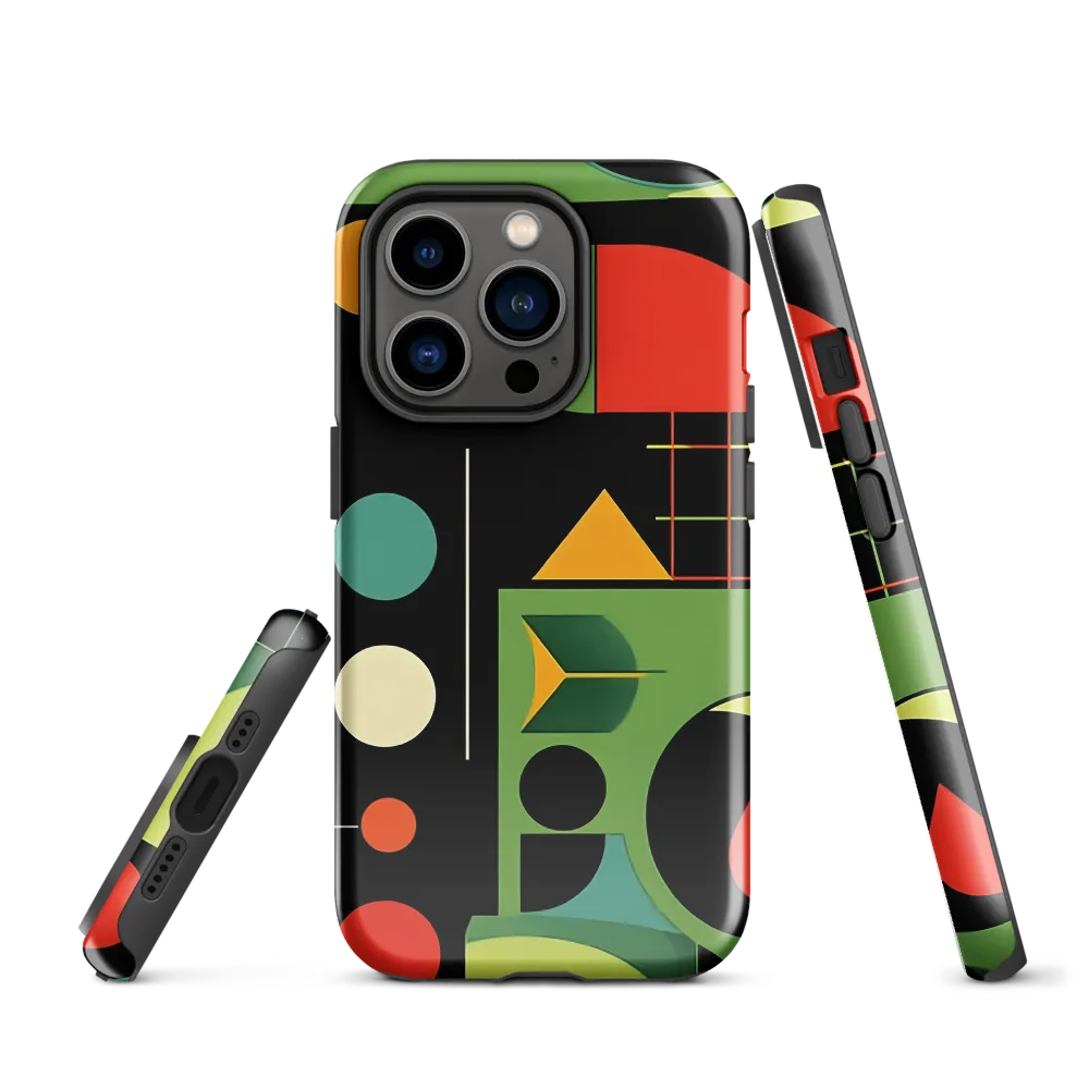 Geometric Harmony | Phone Case |  14 Pro | Tough Case | Glossy