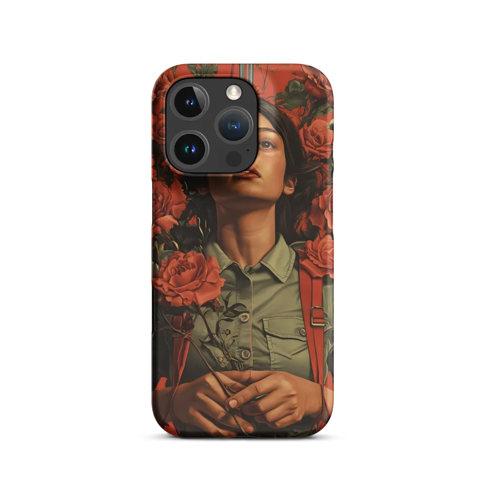 Harmony and Strength: A Portrait Among Roses