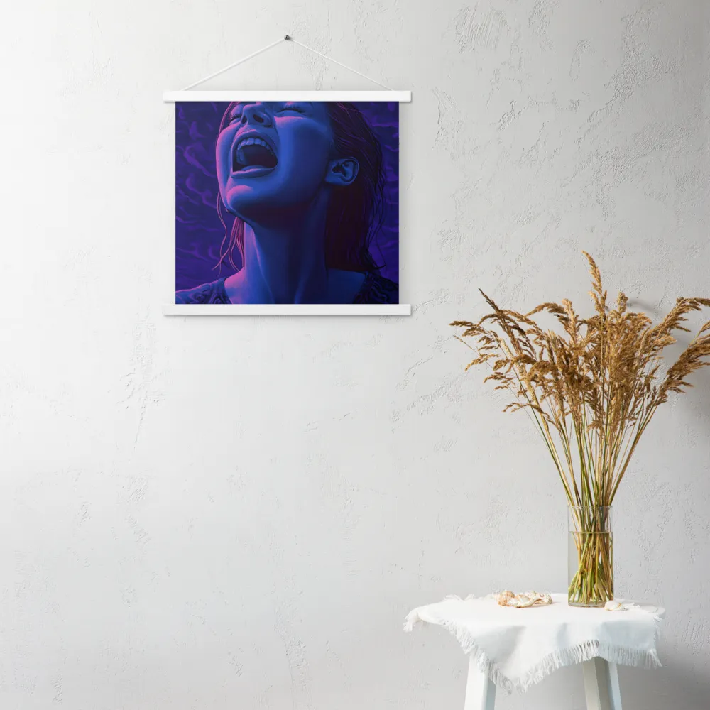 Echoes of Anguish | Poster With White Wood Hanger | 18″×18″