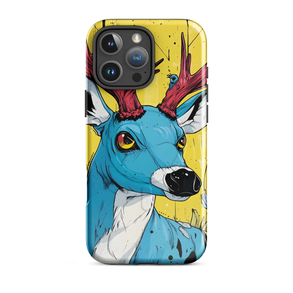Vivid Antlers: A Modern Take on Nature