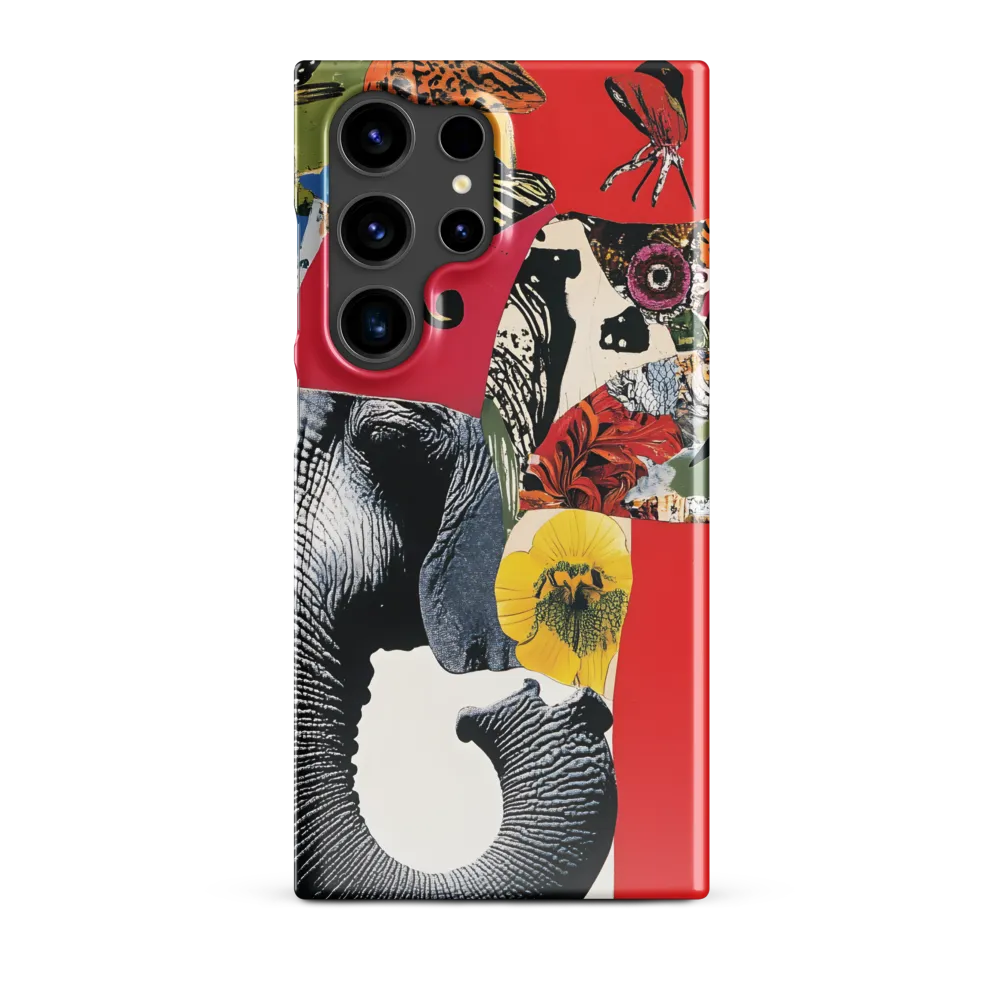 Whimsical Elephant: A Vibrant Collage of Life