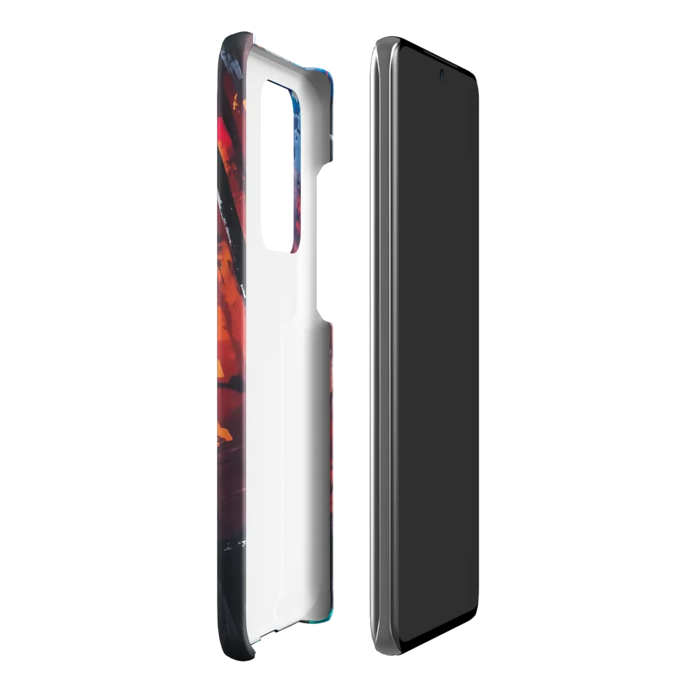 Silhouette in the Urban Abyss | Phone Case |  S20 Ultra | Snap Case | Matte